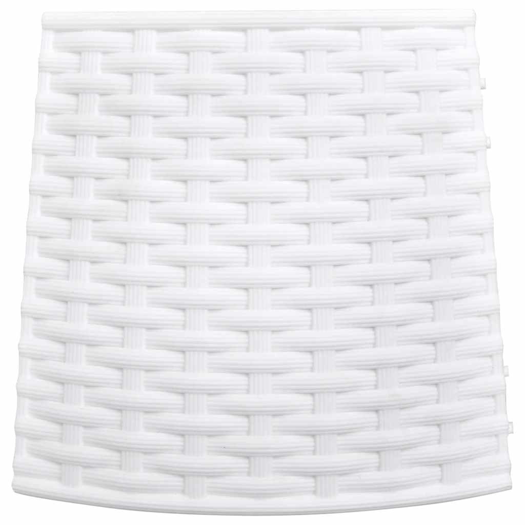 Ziemassvētku eglītes svārki Balts Ø65x23 cm Plastmasa
