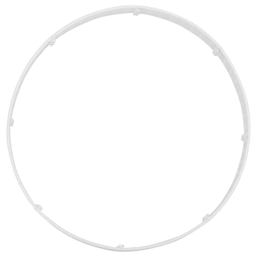 Ziemassvētku eglītes svārki Balts Ø65x23 cm Plastmasa
