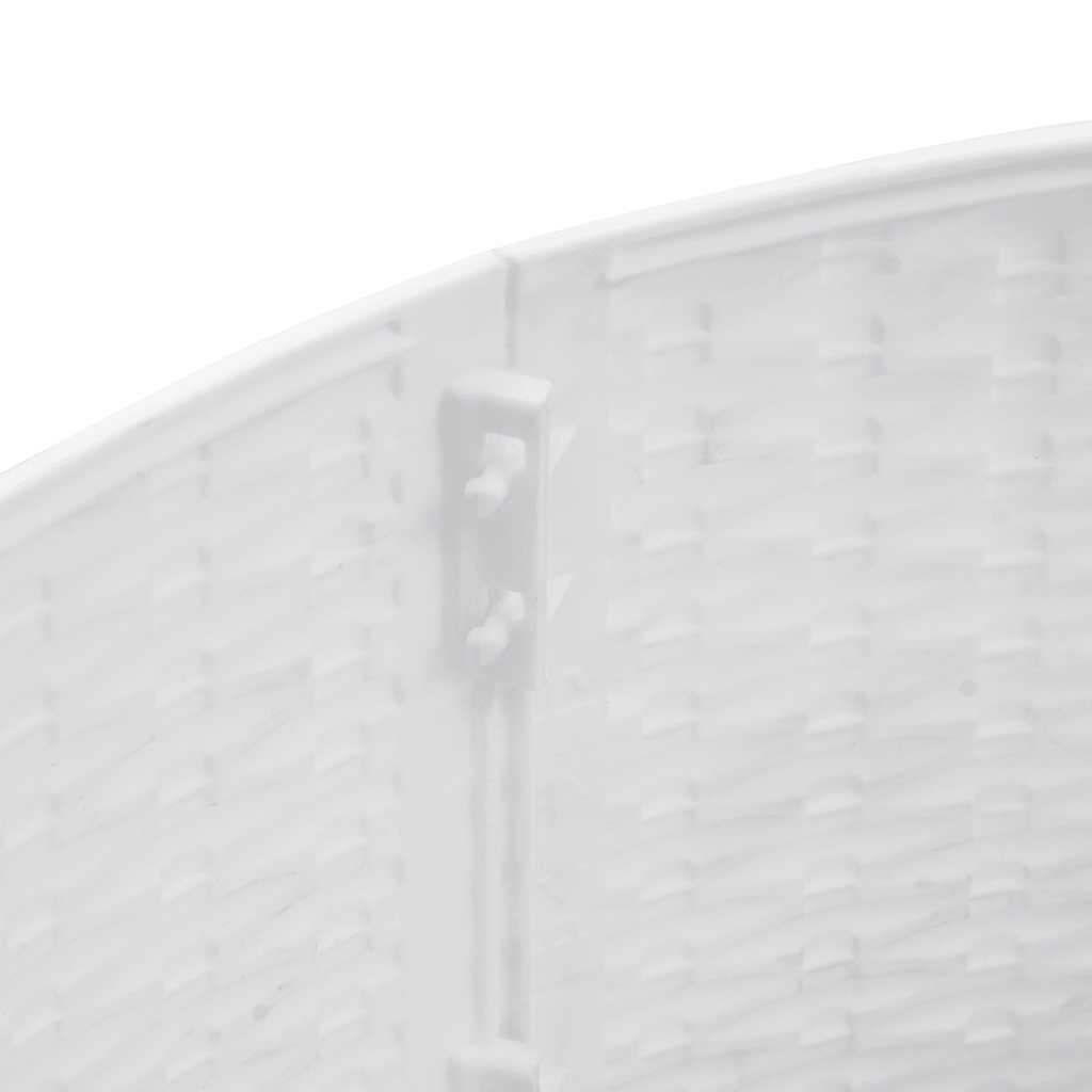 Ziemassvētku eglītes svārki Balts Ø65x23 cm Plastmasa