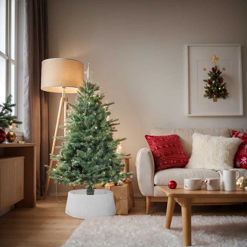 Ziemassvētku eglītes svārki Balts Ø65x23 cm Plastmasa
