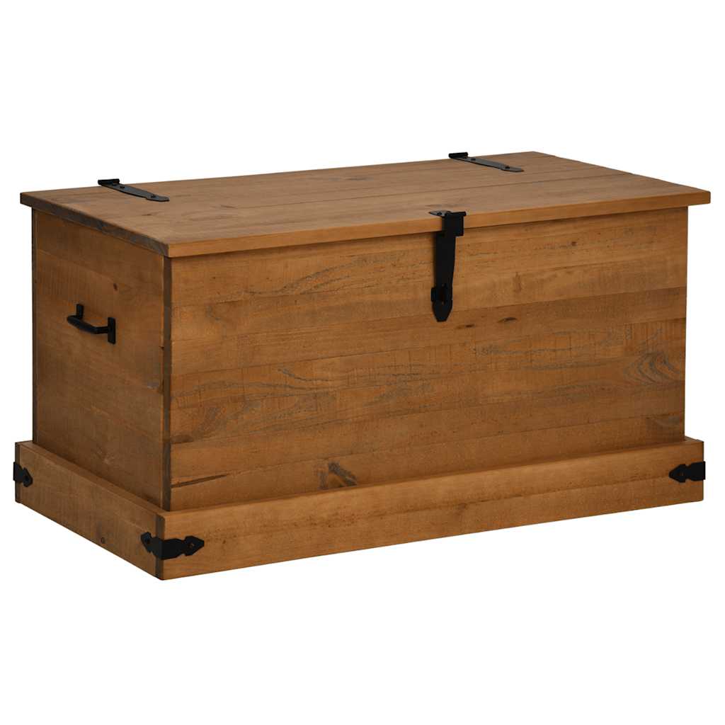 laikymo skrynia HALDEN 91x48x47 cm medžio masyvo pušis