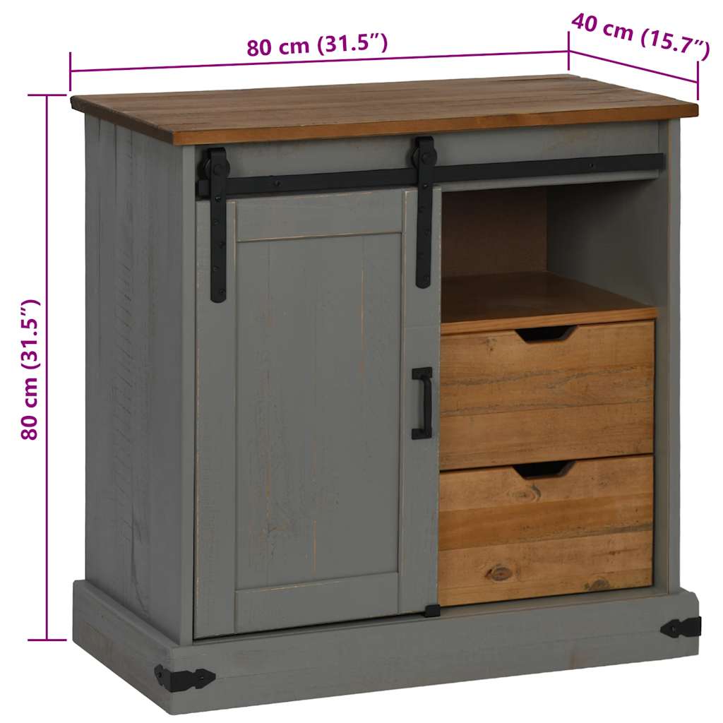 indauja HALDEN su stumdomomis durimis pilka 80x40x80 cm