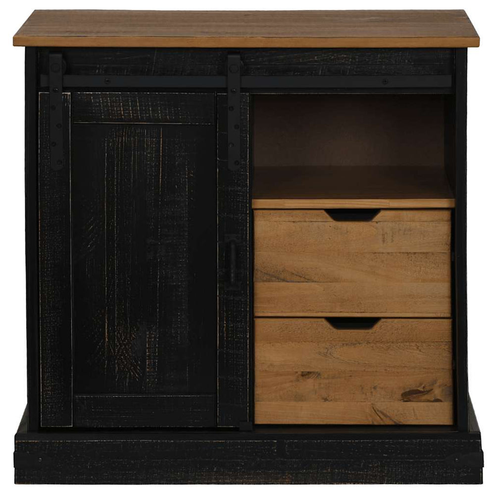 indauja HALDEN su stumdomomis durimis juoda 80x40x80 cm
