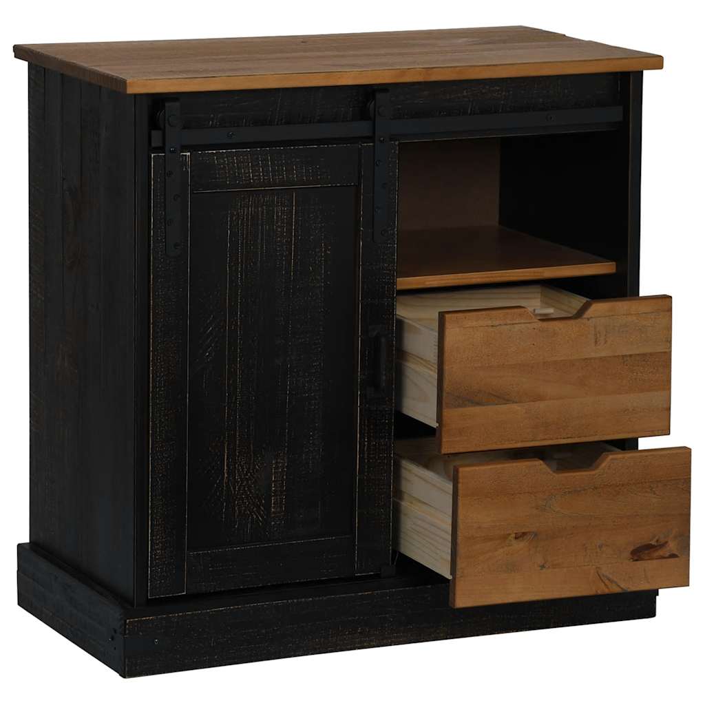 indauja HALDEN su stumdomomis durimis juoda 80x40x80 cm