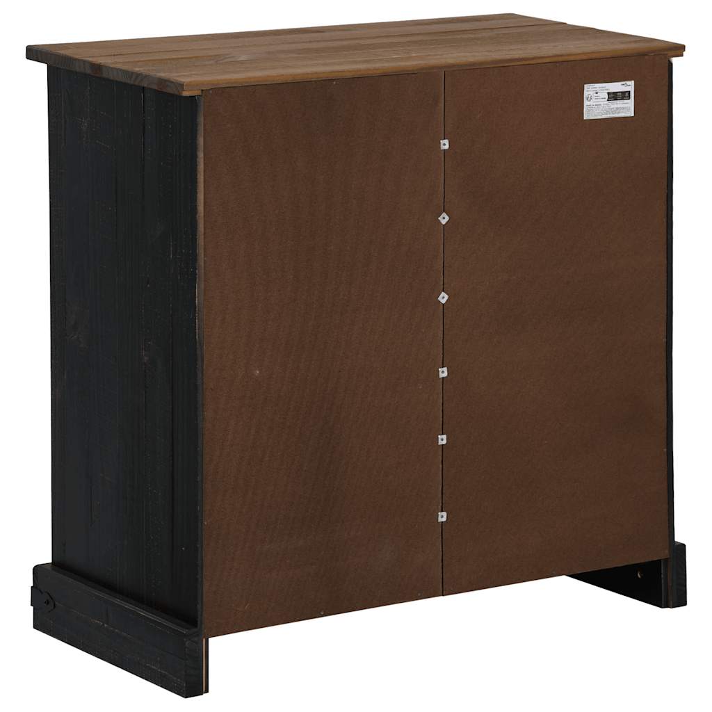 indauja HALDEN su stumdomomis durimis juoda 80x40x80 cm