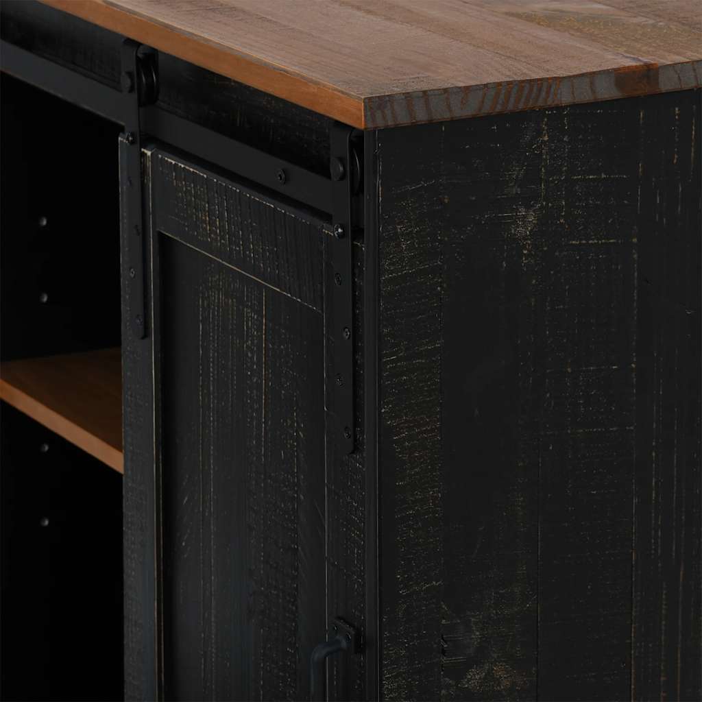 indauja HALDEN su stumdomomis durimis juoda 80x40x80 cm