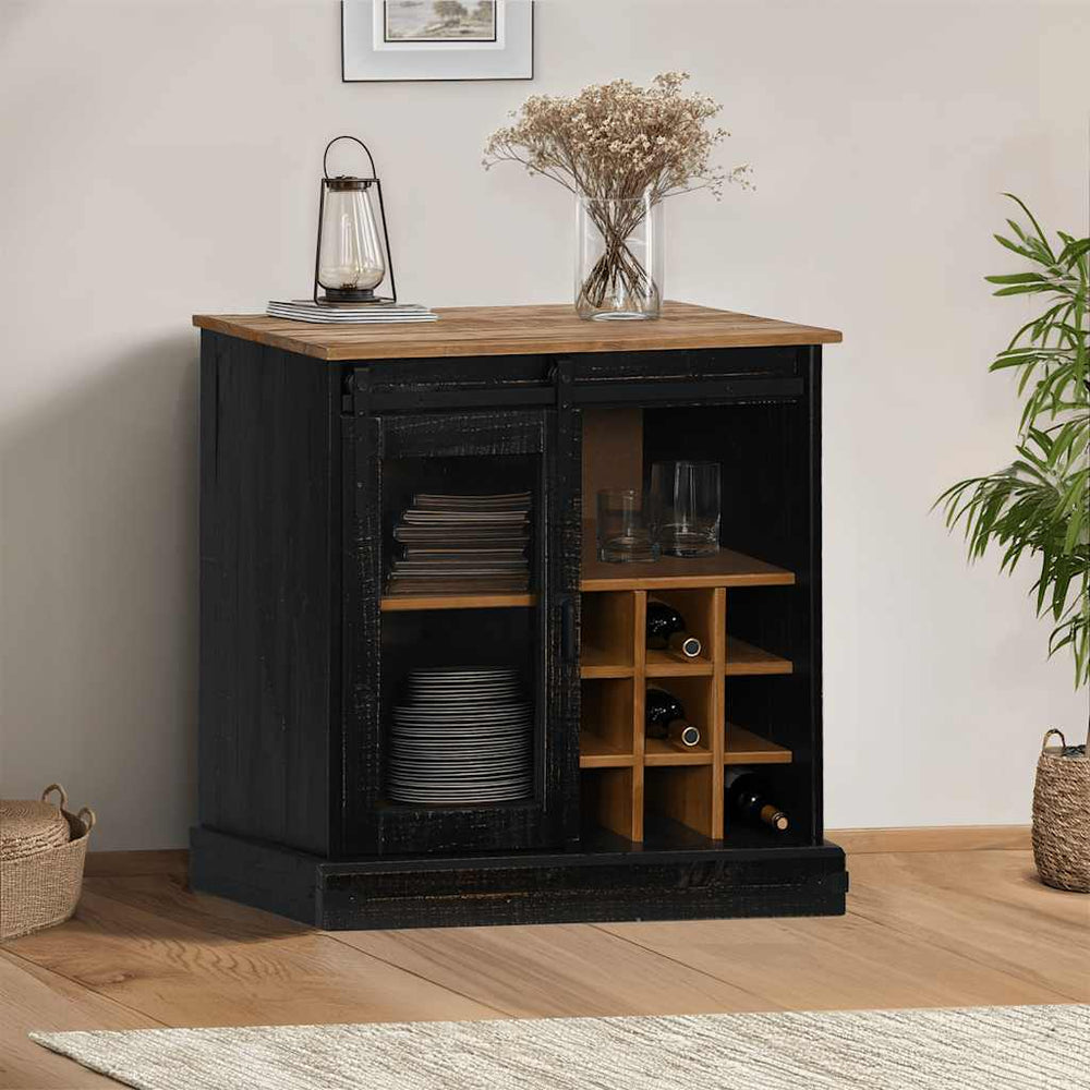 indauja HALDEN su stumdomomis durimis juoda 80x40x80 cm