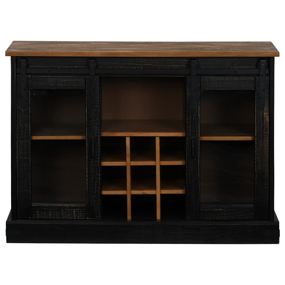 indauja HALDEN 2 stumdomos durys juodos 112x40x80 cm