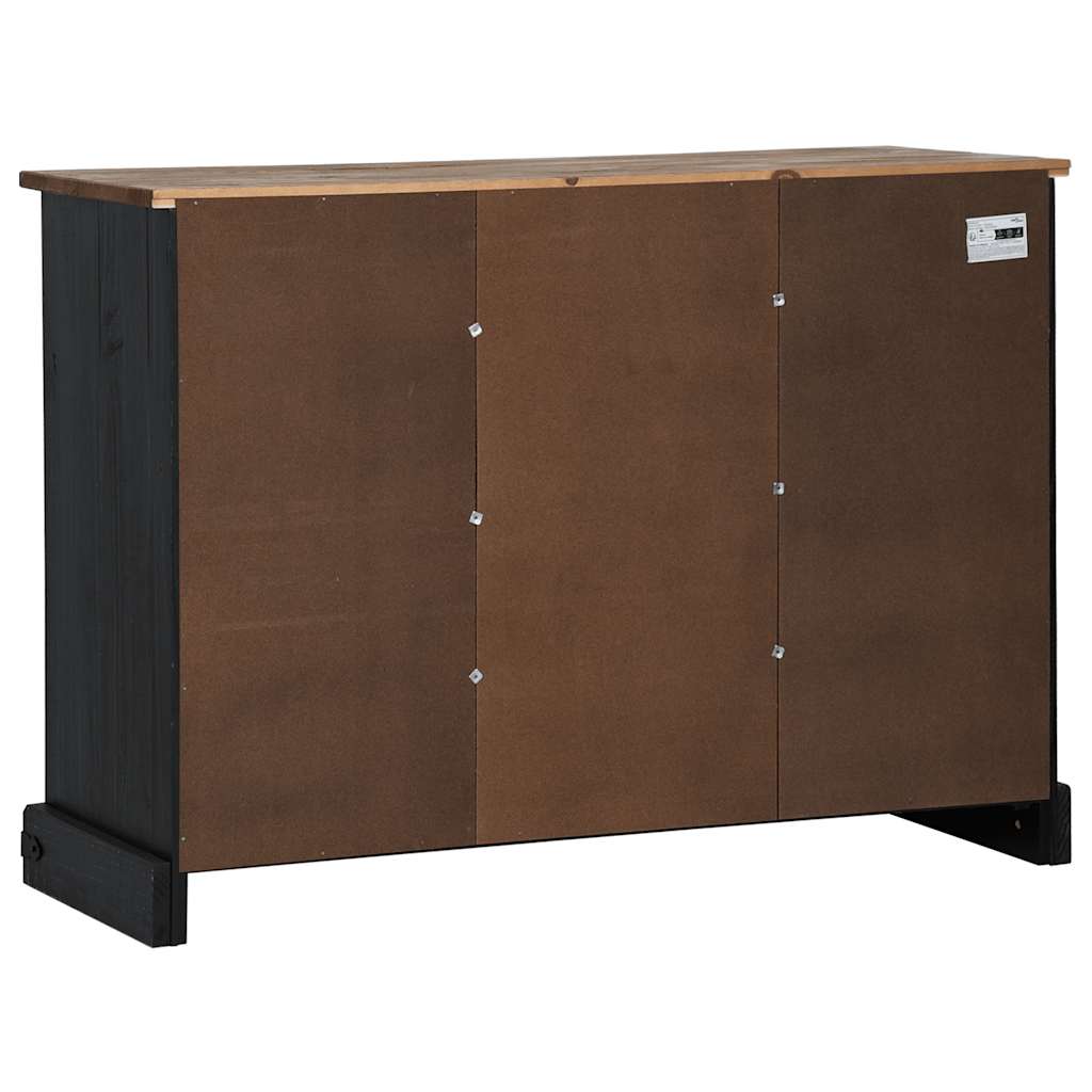 indauja HALDEN 2 stumdomos durys juodos 112x40x80 cm
