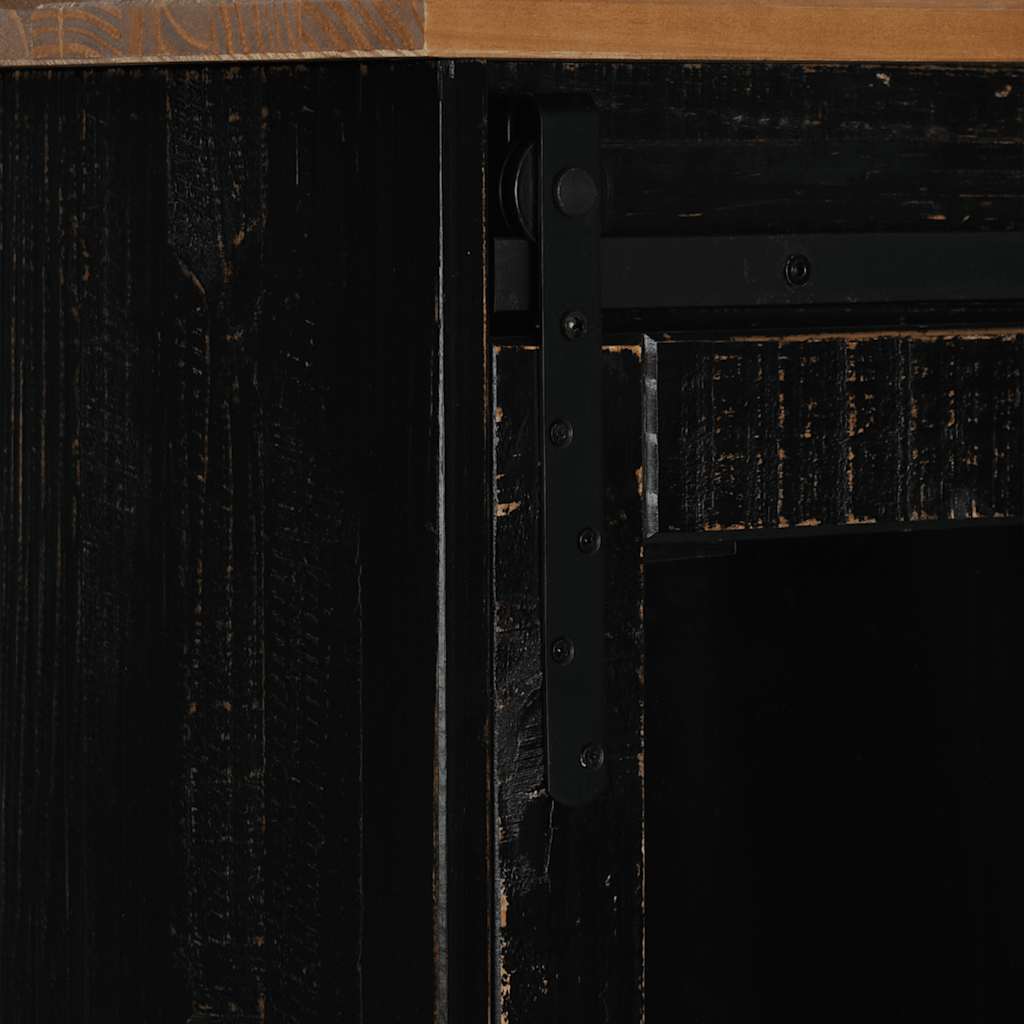 indauja HALDEN 2 stumdomos durys juodos 112x40x80 cm
