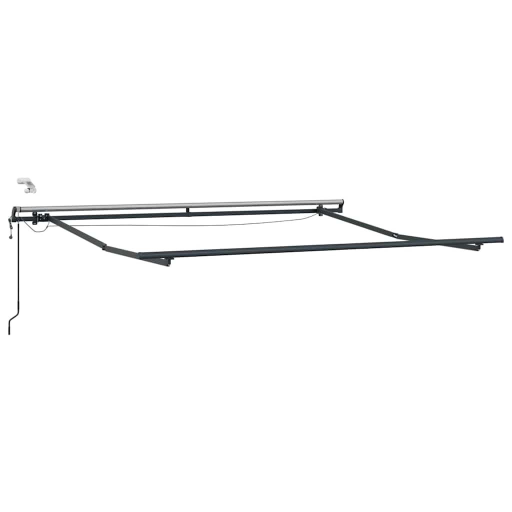 Automātiska izvelkama markīze ar LED, bordo krāsā, 300x250cm