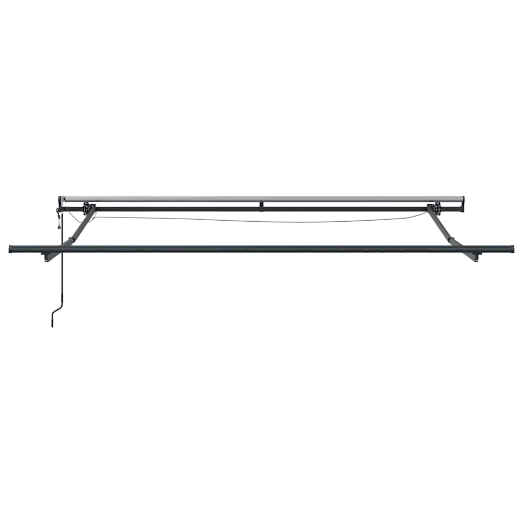 Automātiska izvelkama markīze ar LED, bordo krāsā, 300x250cm
