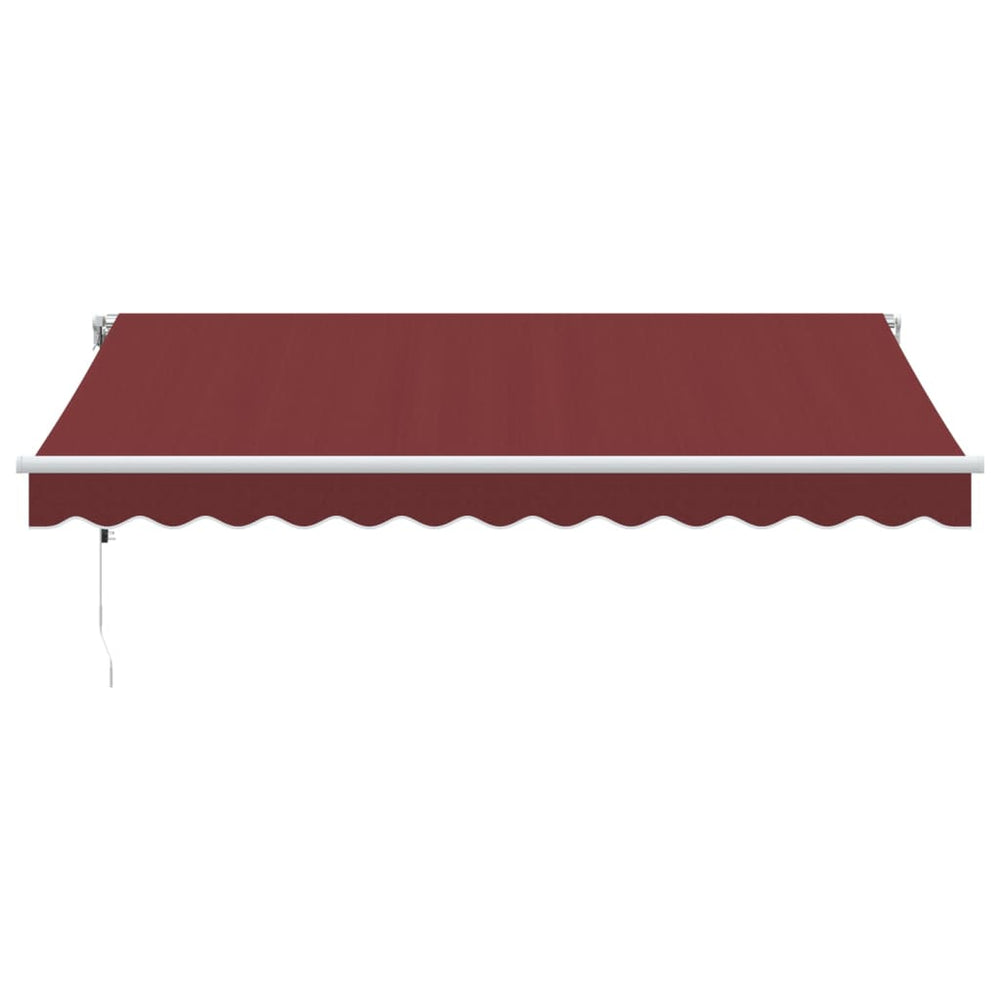Automatinė ištraukiama markizė, bordo spalvos, 350x250cm
