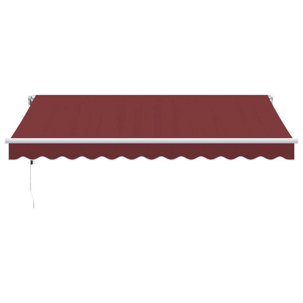 Automatinė ištraukiama markizė, bordo spalvos, 350x250cm