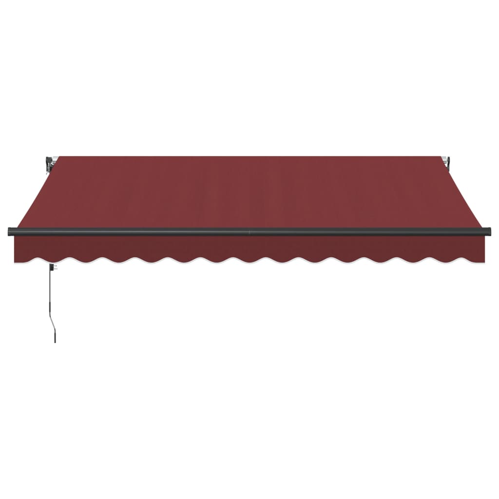 Automatinė ištraukiama markizė, bordo spalvos, 350x250cm