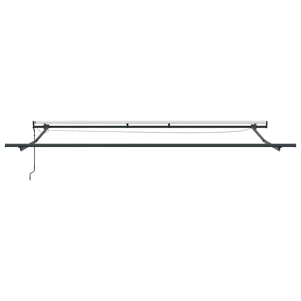 Automatinė ištraukiama markizė su LED, bordo spalvos, 500x300cm