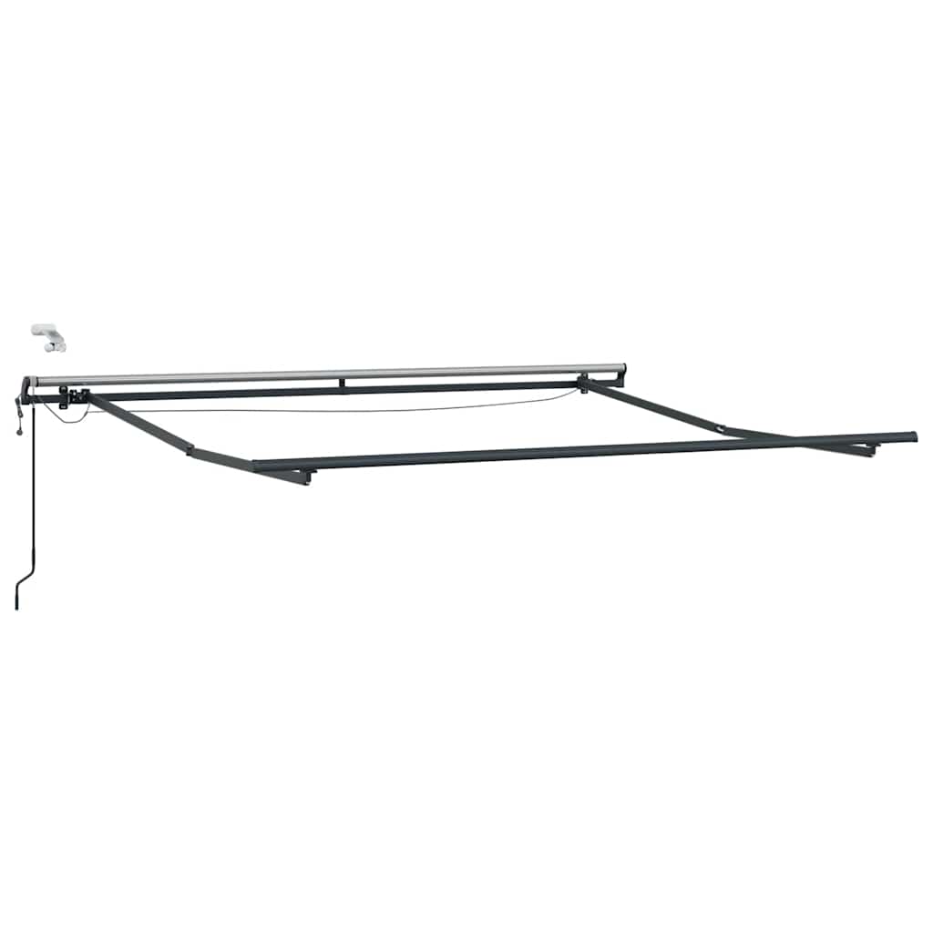 Automatinė ištraukiama markizė su LED, ruda, 300x250cm