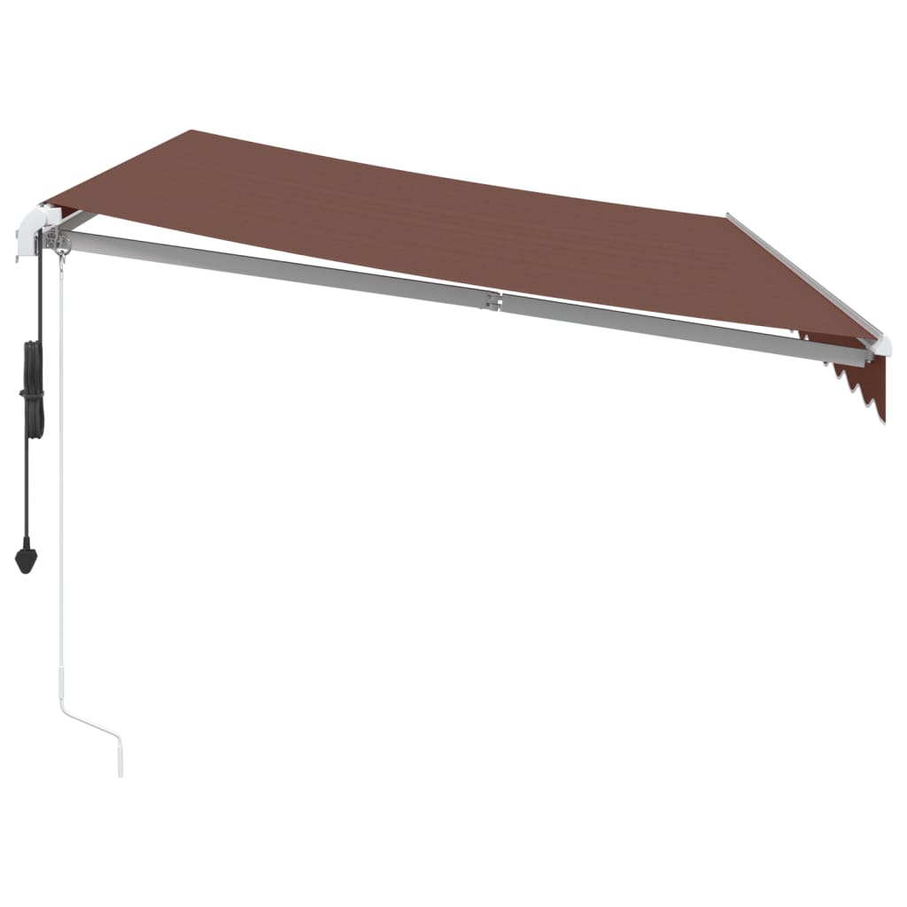Automatinė ištraukiama markizė, rudos spalvos, 350x250cm