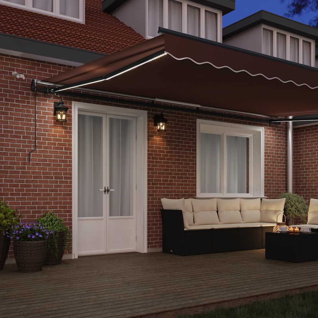 Automatic retractable awning, rodos color, 500x300cm