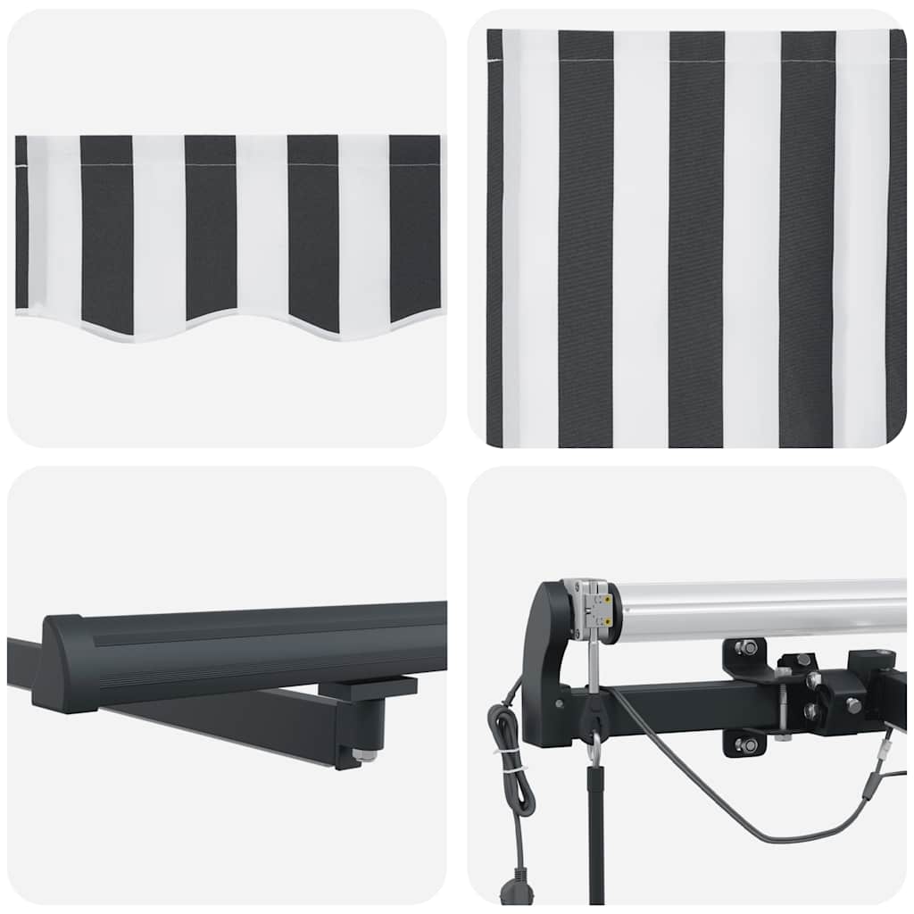 Elektrinė markizė su LED ir jutikliu 3 x 2,5 m
