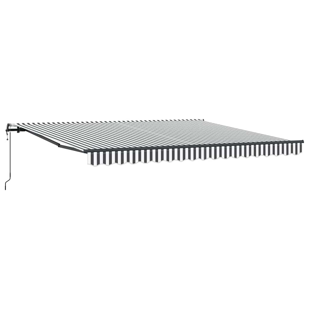 Automatinė ištraukiama markizė, antracito ir balta, 400x300cm