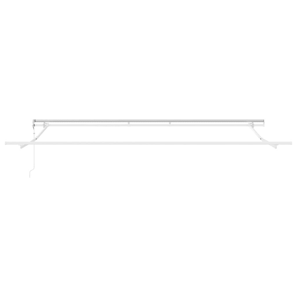 Automatic retractable awning, anthracite and white, 500x300cm