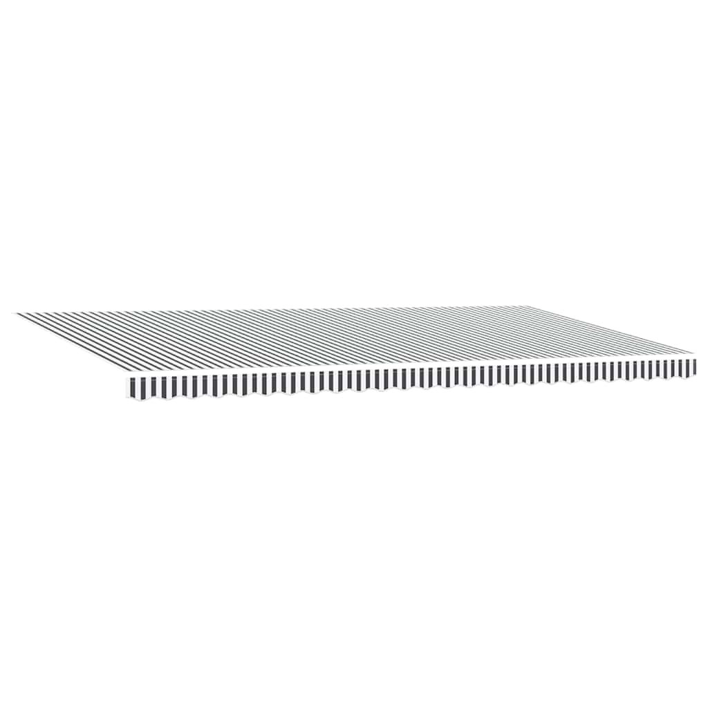 Automatinė ištraukiama markizė, antracito ir baltos spalvos, 600x300 cm