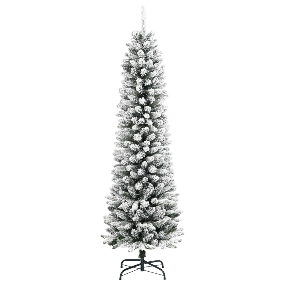 Dirbtinė siaura Kalėdų eglutė SNOWY, 120cm