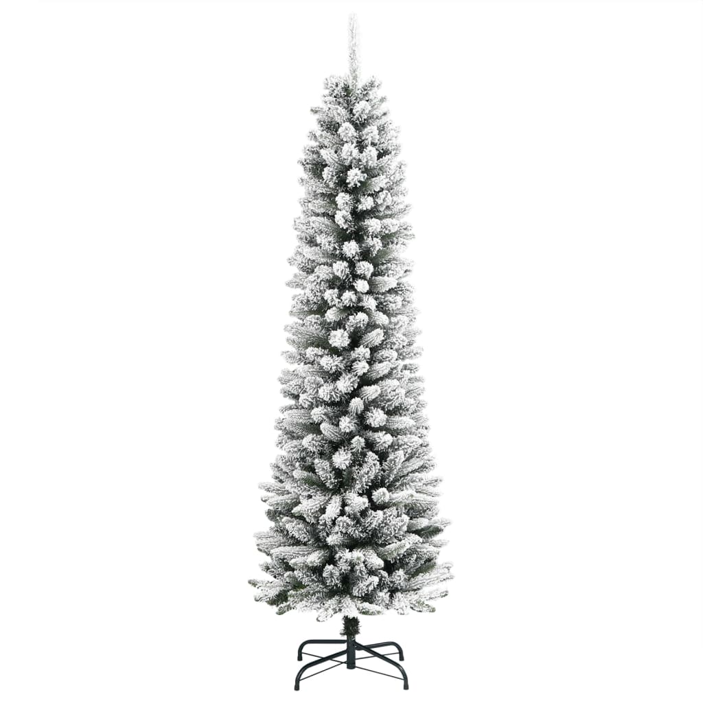 Dirbtinė siaura Kalėdų eglutė SNOWY, 120cm