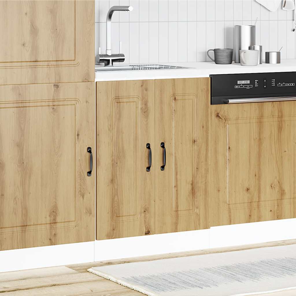 Sink base cabinet, Kalmar, artisano, 60x46x81.5 cm