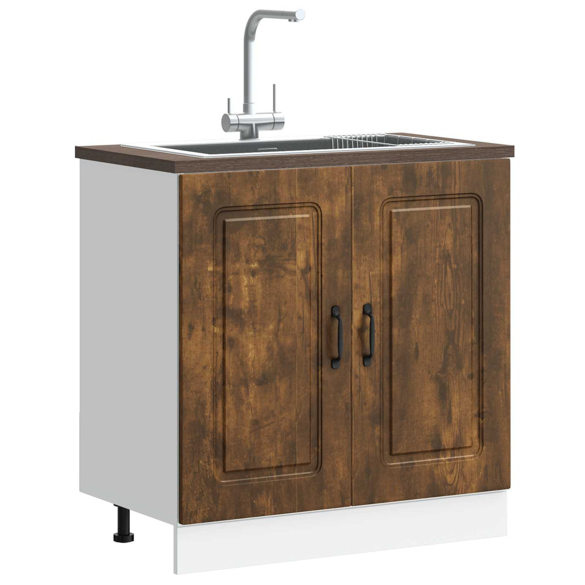 base cabinet for sink, Kalmar, smoky, 80x46x81.5 cm