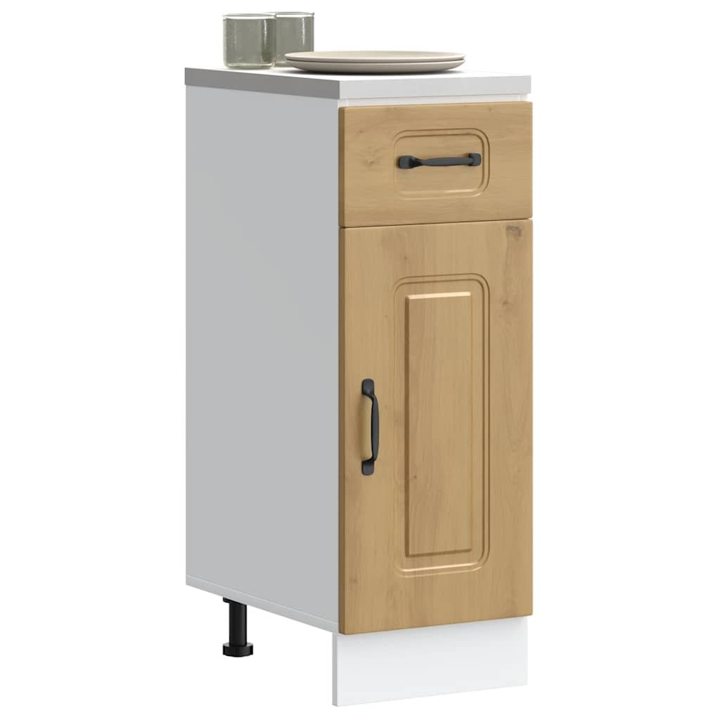 Kitchen cabinet, Kalmar, artisan oak, engineered wood