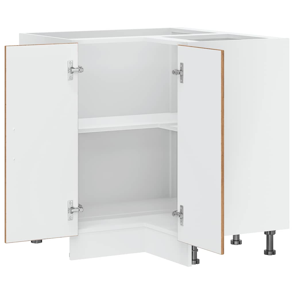 Corner kitchen cabinet, Kalmar, wood, treated wood