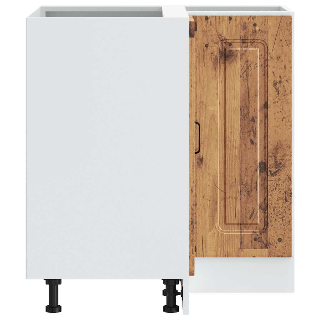 Corner kitchen cabinet, Kalmar, wood, treated wood