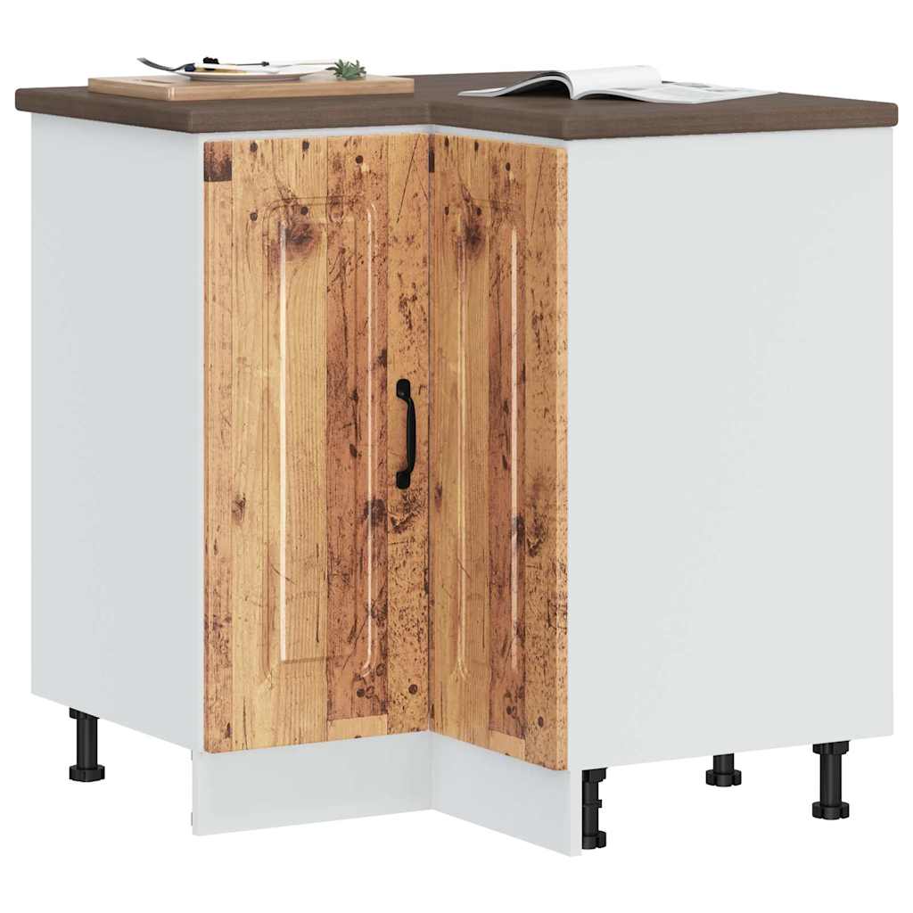 Corner kitchen cabinet, Kalmar, wood, treated wood