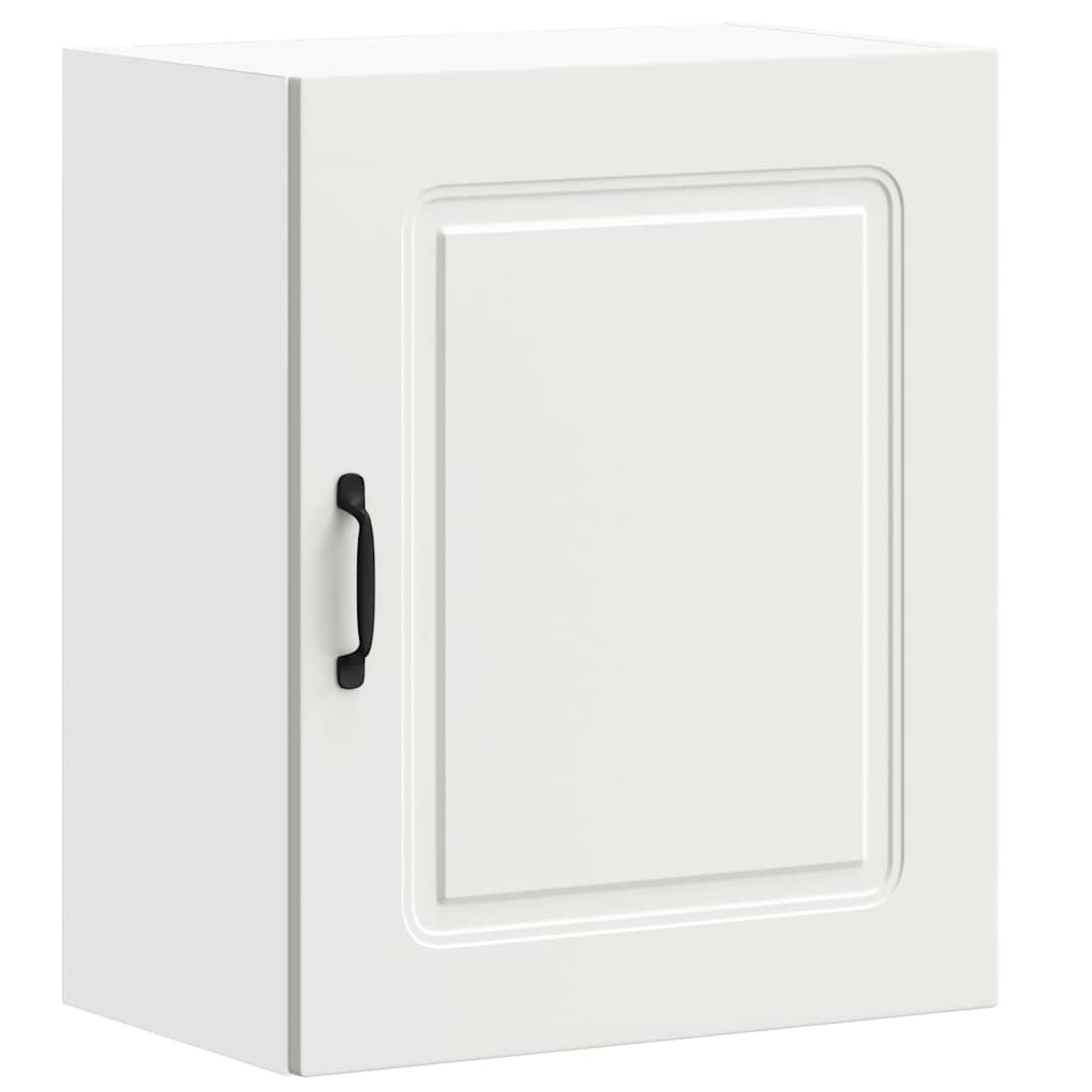 Wall Kitchen Cabinets 2 pcs "Kalmar" White Engineered Wood