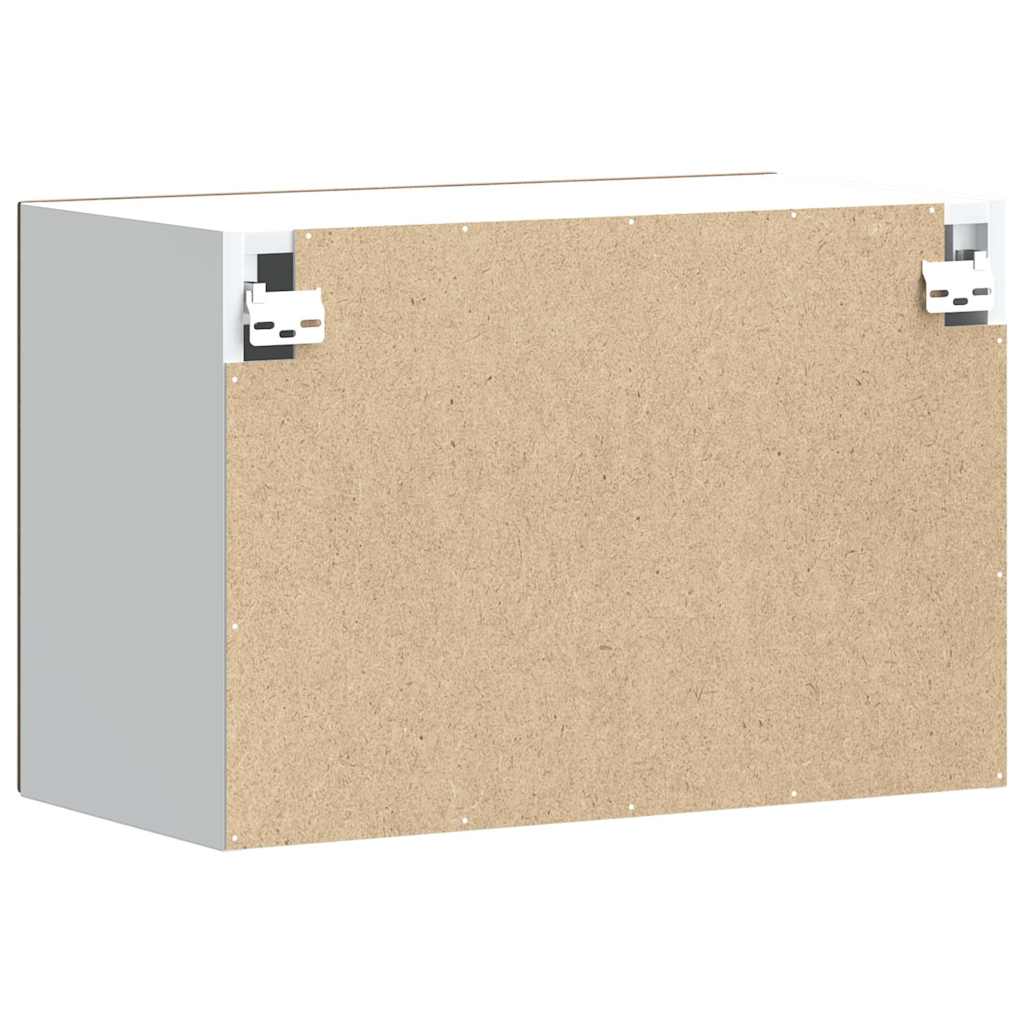 Wall kitchen cabinet, Kalmar, brown oak, wood