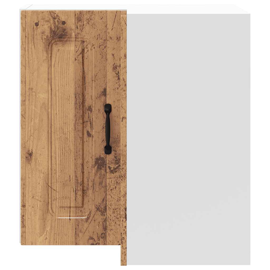 virtuvės sieninė kampinė spintelė "Kalmar" Old Wood