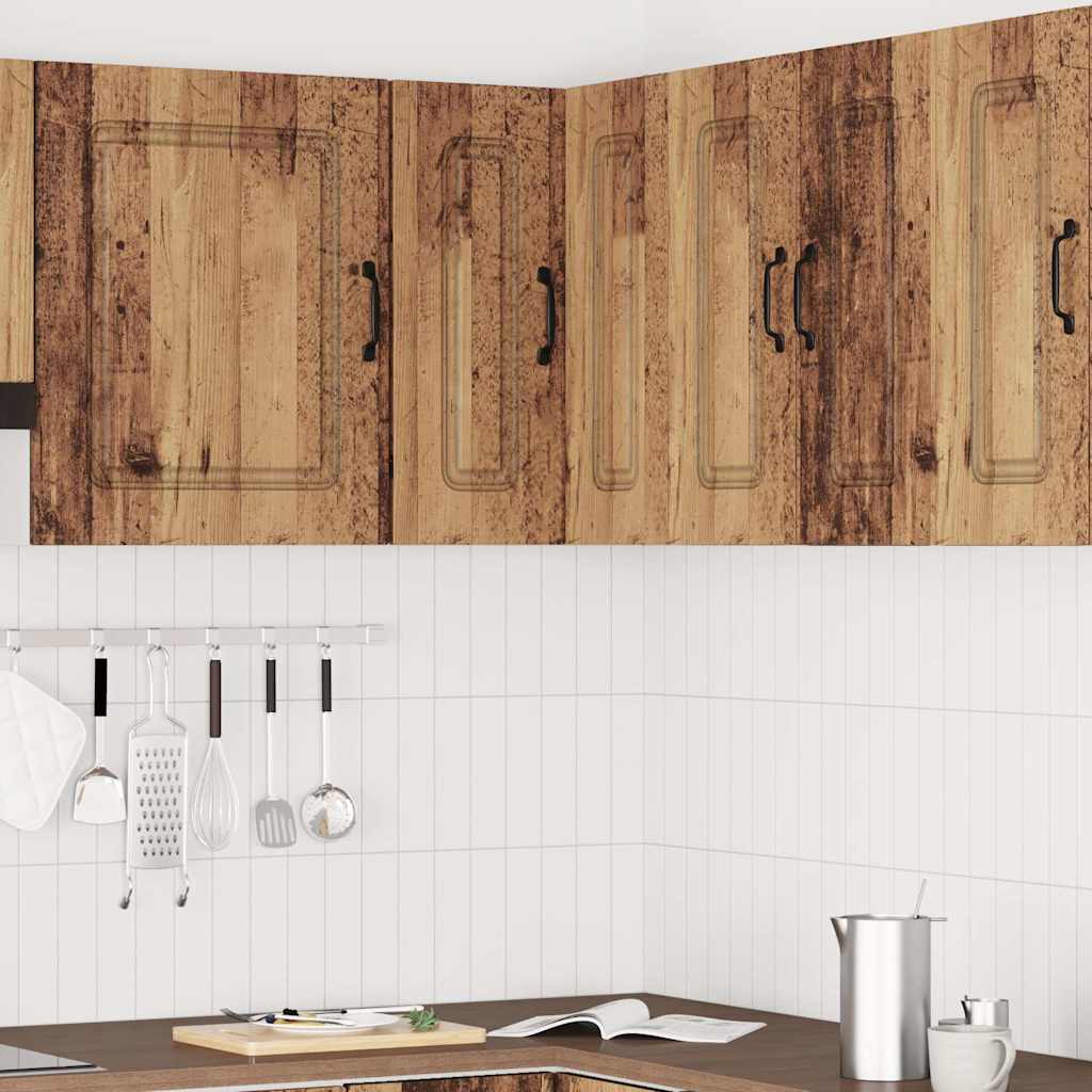 virtuvės sieninė kampinė spintelė "Kalmar" Old Wood
