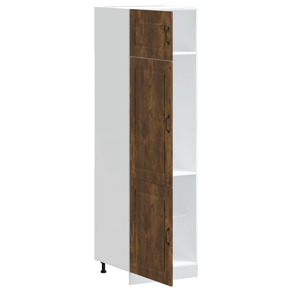 "Kalmar" Kitchen Cabinet Smoked Oak Engineered Wood
