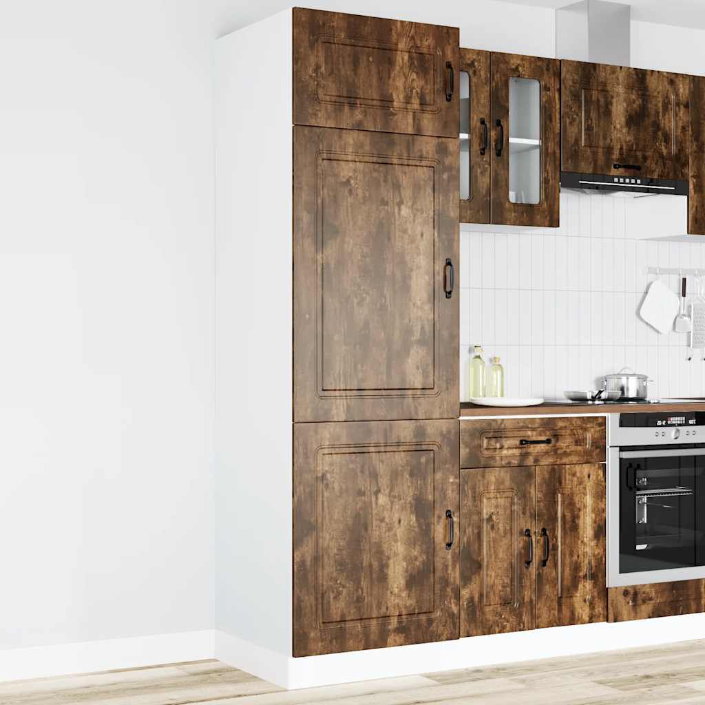 "Kalmar" Kitchen Cabinet Smoked Oak Engineered Wood