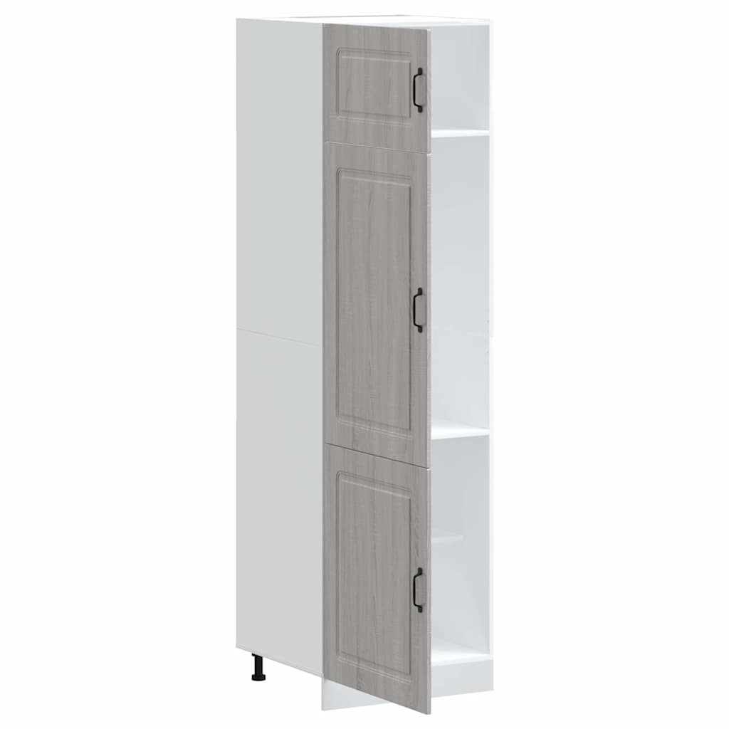 virtuvės spinta "Kalmar" Pilka Sonoma Engineered Wood
