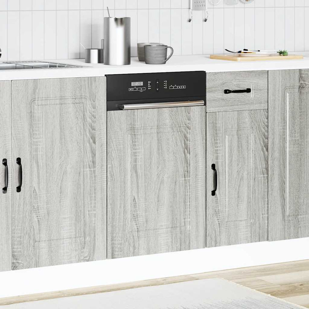 indaplovės skydelis "Kalmar" Pilka Sonoma 45x1,5x67 cm