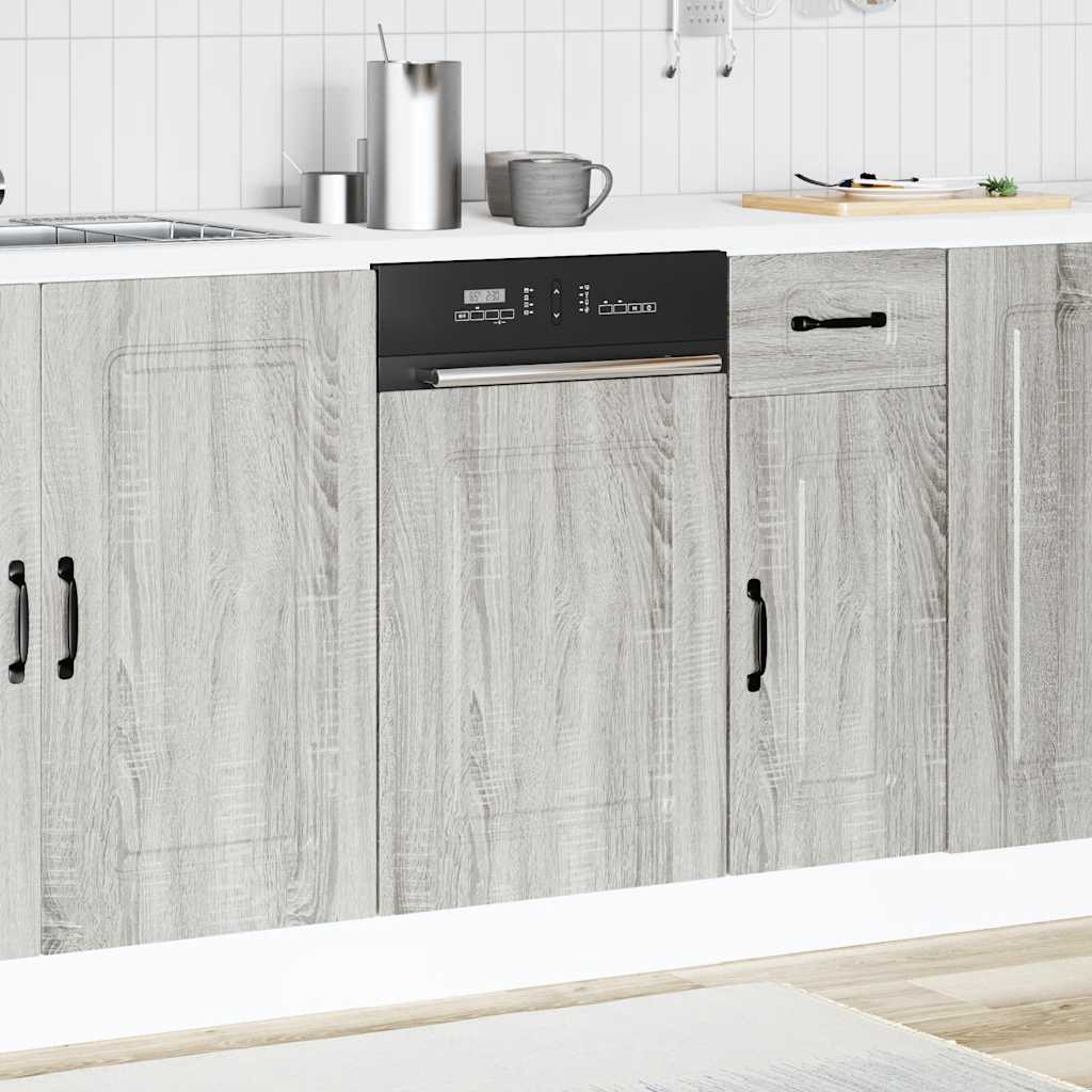 indaplovės skydelis "Kalmar" Pilka Sonoma 45x1,5x67 cm
