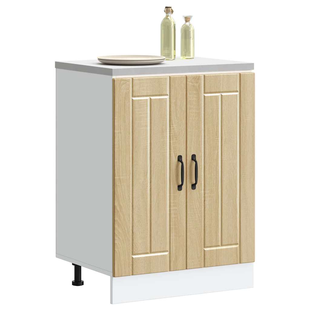 kriauklės pagrindo spintelė "Lucca" Sonoma Oak Engineered Wood