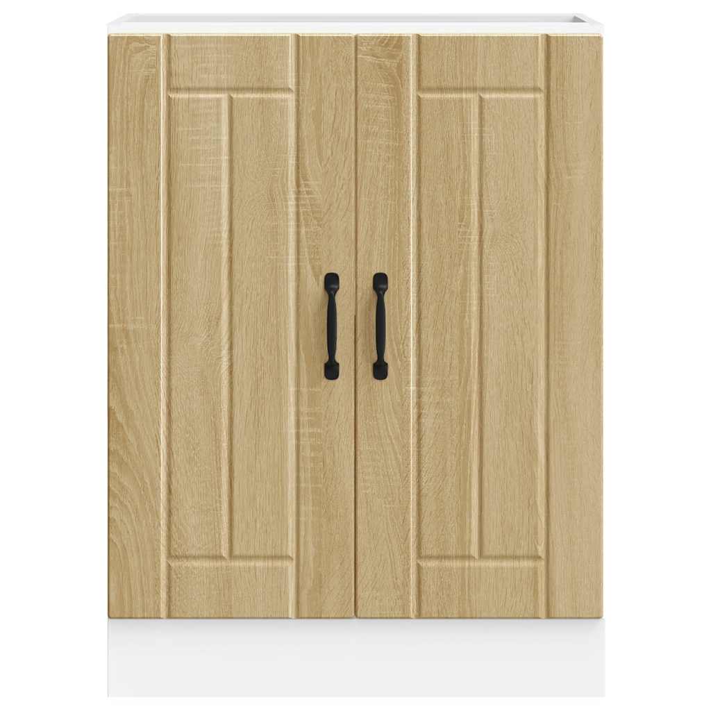 kriauklės pagrindo spintelė "Lucca" Sonoma Oak Engineered Wood