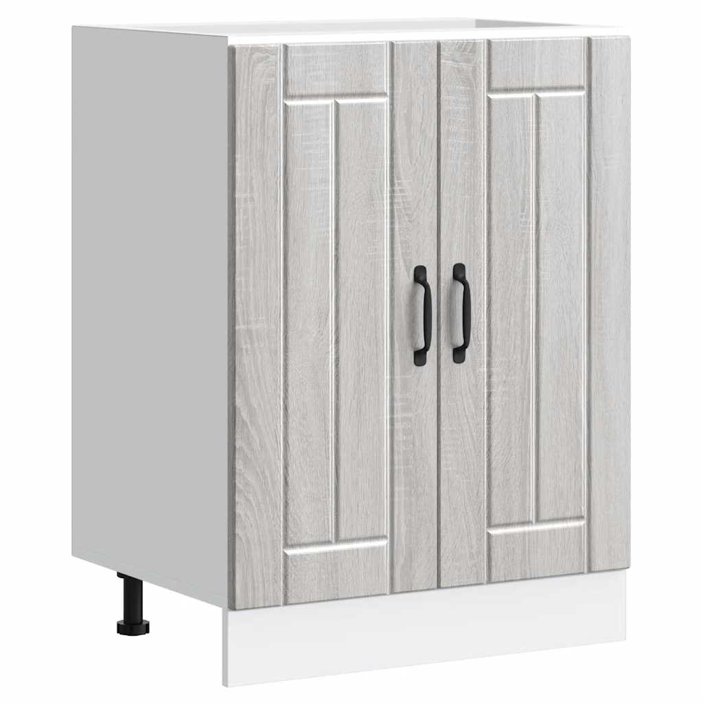 kriauklės pagrindo spintelė Lucca Pilka Sonoma Engineered Wood
