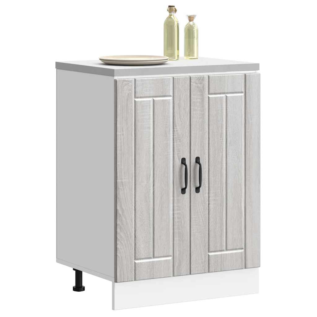 kriauklės pagrindo spintelė Lucca Pilka Sonoma Engineered Wood