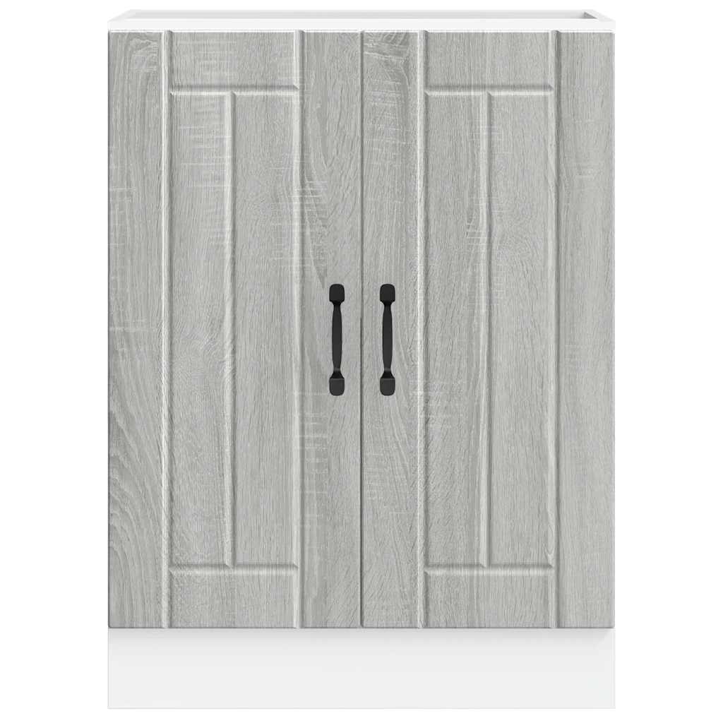 kriauklės pagrindo spintelė Lucca Pilka Sonoma Engineered Wood