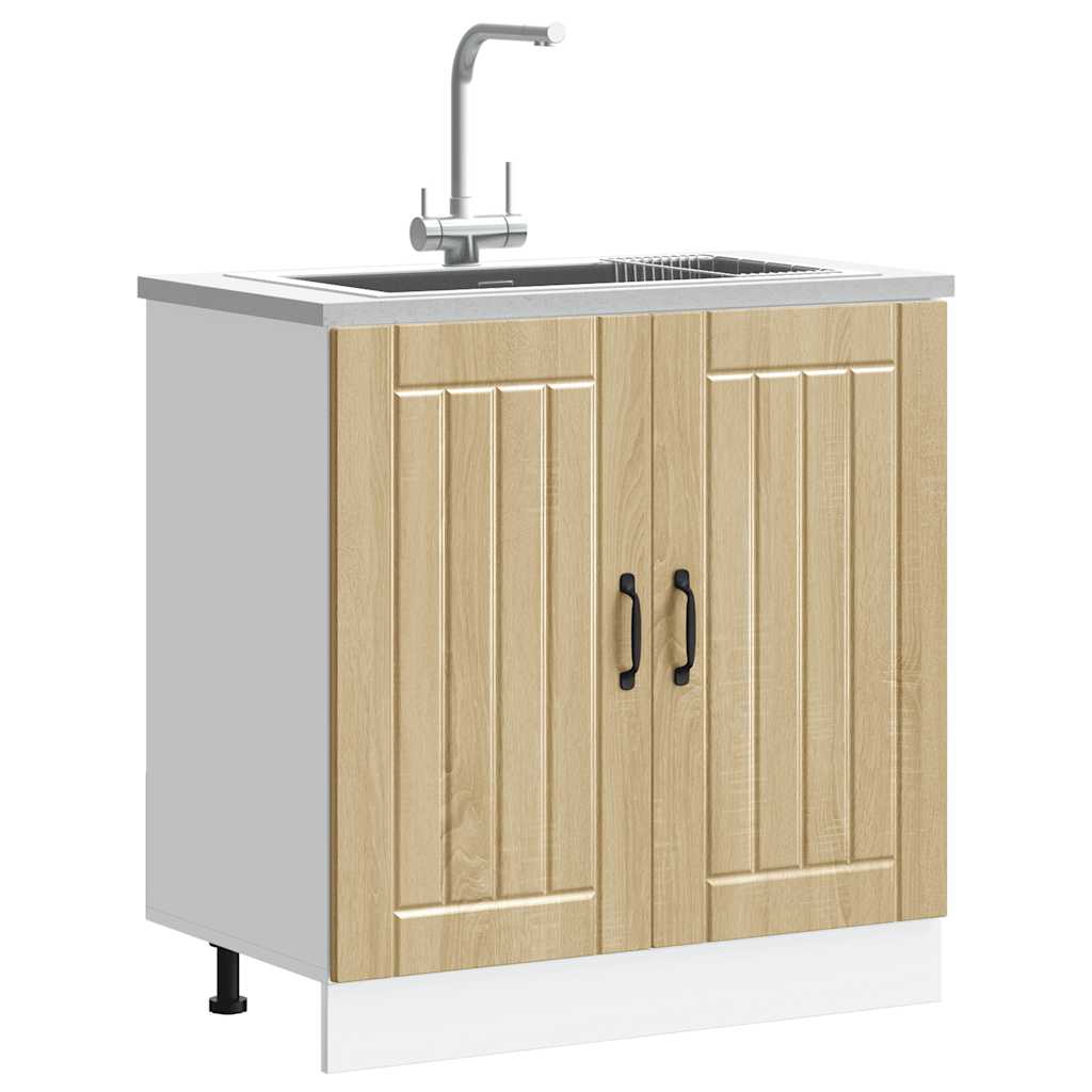 kriauklės pagrindo spintelė "Lucca" Sonoma Oak Engineered Wood